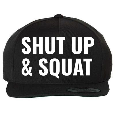 Gym Motivation To Do Squats Gift Wool Snapback Cap