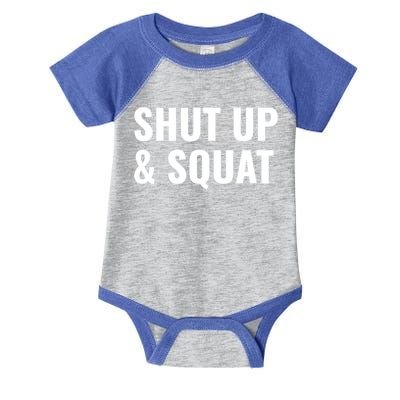 Gym Motivation To Do Squats Gift Infant Baby Jersey Bodysuit