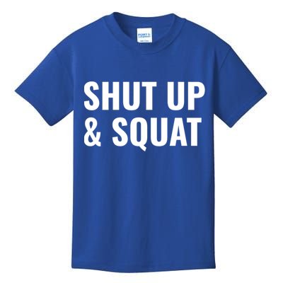 Gym Motivation To Do Squats Gift Kids T-Shirt