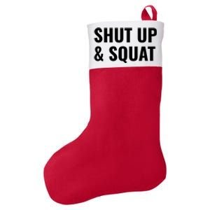 Gym Motivation To Do Squats Gift Felt Holiday Christmas Stocking