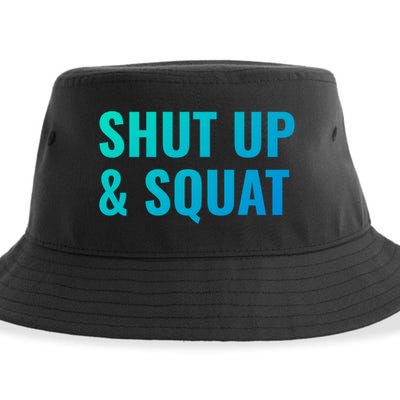 Gym Motivation To Do Squats Gift Sustainable Bucket Hat