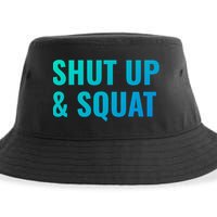 Gym Motivation To Do Squats Gift Sustainable Bucket Hat