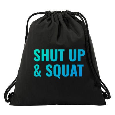 Gym Motivation To Do Squats Gift Drawstring Bag