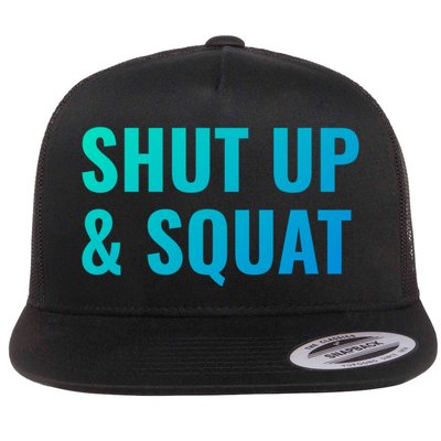 Gym Motivation To Do Squats Gift Flatbill Hat