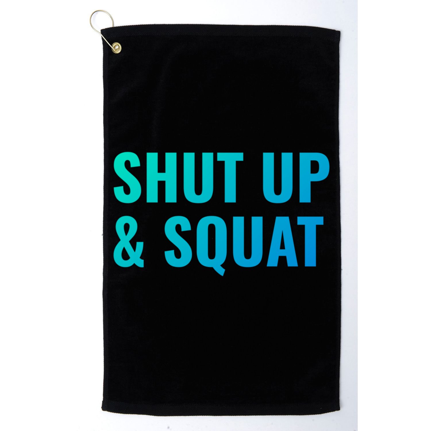 Gym Motivation To Do Squats Gift Golf Towel