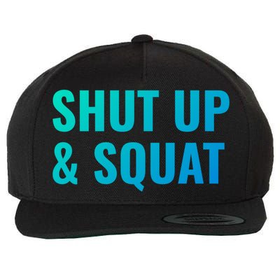 Gym Motivation To Do Squats Gift Wool Snapback Cap