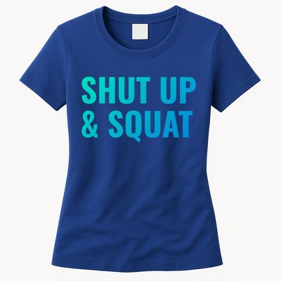 Gym Motivation To Do Squats Gift Womens T-Shirt