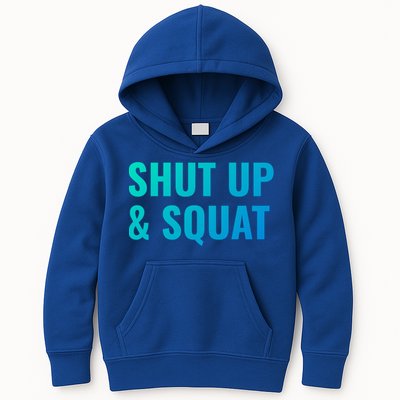 Gym Motivation To Do Squats Gift Kids Hoodie