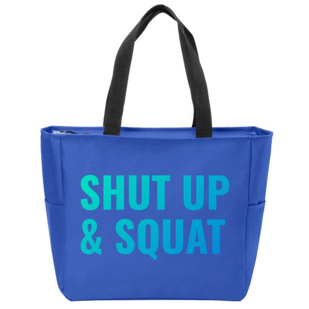 Gym Motivation To Do Squats Gift Zip Tote Bag