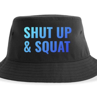 Gym Motivation To Do Squats Gift Sustainable Bucket Hat