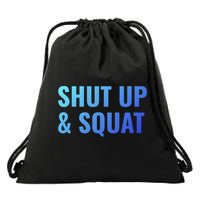 Gym Motivation To Do Squats Gift Drawstring Bag