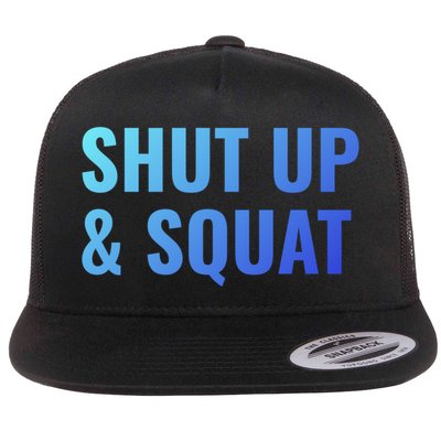 Gym Motivation To Do Squats Gift Flatbill Hat