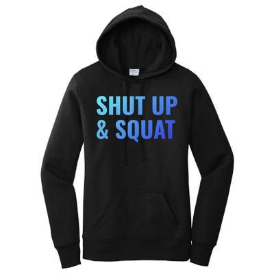 Gym Motivation To Do Squats Gift Women's Pullover Hoodie
