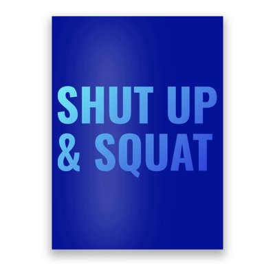 Gym Motivation To Do Squats Gift Poster