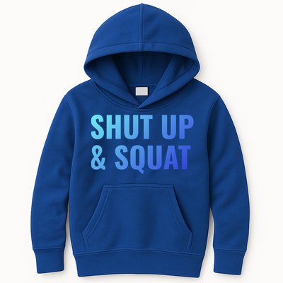 Gym Motivation To Do Squats Gift Kids Hoodie