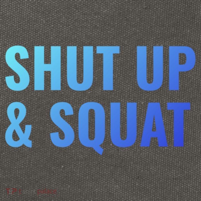 Gym Motivation To Do Squats Gift Cotton Canvas Backpack