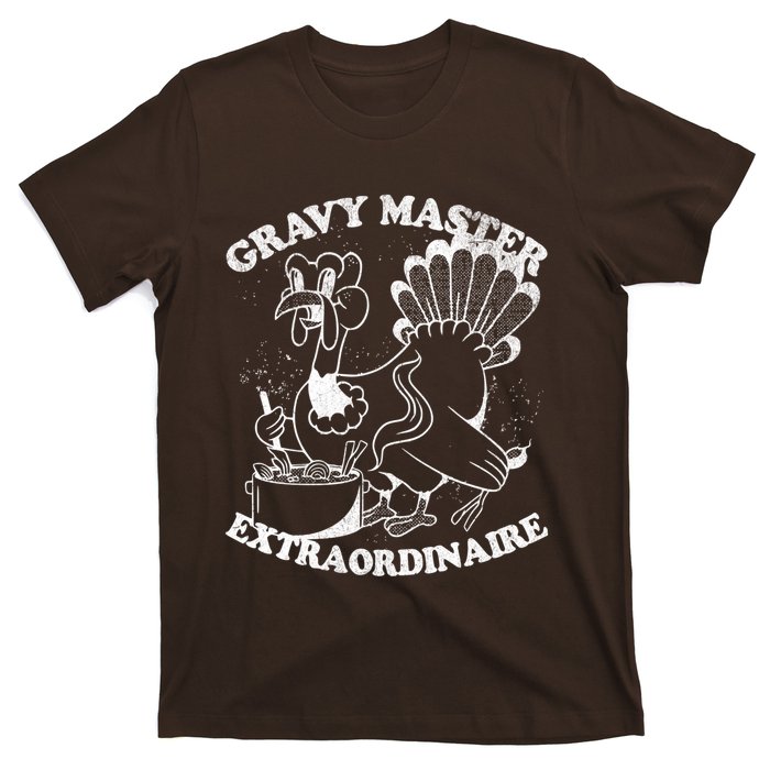 Gravy Master Thanksgiving Turkey Retro Vintage Food Family T-Shirt