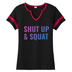 Gym Motivation To Do Squats Gift Ladies Halftime Notch Neck Tee