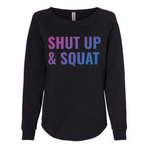 Gym Motivation To Do Squats Gift Womens California Wash Sweatshirt