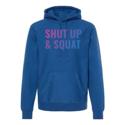 Gym Motivation To Do Squats Gift Premium Hoodie