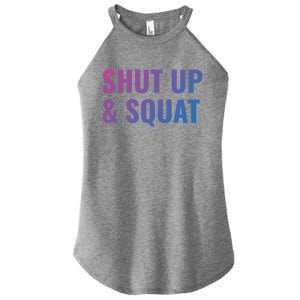 Gym Motivation To Do Squats Gift Women's Perfect Tri Rocker Tank