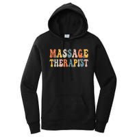 Groovy Massage Therapist Muscle Massage Therapy Squad Women's Pullover Hoodie