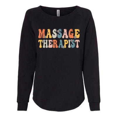 Groovy Massage Therapist Muscle Massage Therapy Squad Womens California Wash Sweatshirt