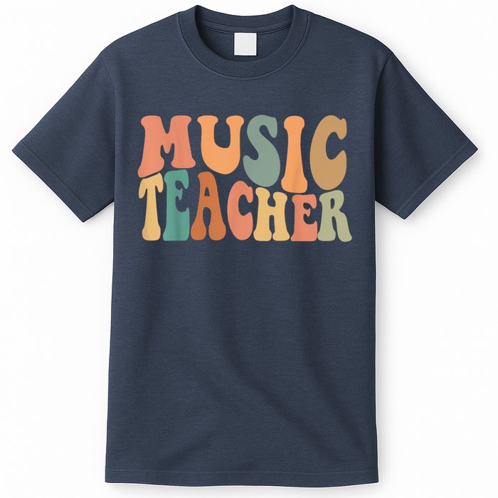 Groovy Music Teacher Cute Back to School Supplies Wo T-Shirt