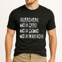 Grandad Man The Myth Legend Fathers Day Cooling Performance Crew T-Shirt