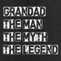 Grandad Man The Myth Legend Fathers Day Golf Towel