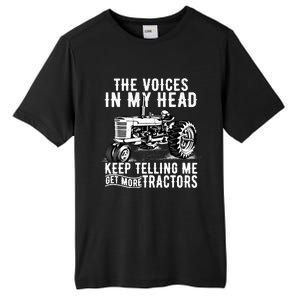 Get More Tractors Funny Quotes Tractors Driver Farmer Gifts Tall Fusion ChromaSoft Performance T-Shirt