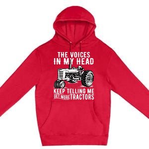 Get More Tractors Funny Quotes Tractors Driver Farmer Gifts Premium Pullover Hoodie