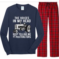 Get More Tractors Funny Quotes Tractors Driver Farmer Gifts Long Sleeve Pajama Set