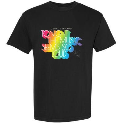 George Michael Tonight The Music Retro Rainbow Garment-Dyed Heavyweight T-Shirt