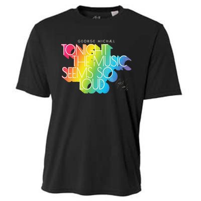 George Michael Tonight The Music Retro Rainbow Cooling Performance Crew T-Shirt