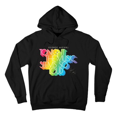 George Michael Tonight The Music Retro Rainbow Hoodie