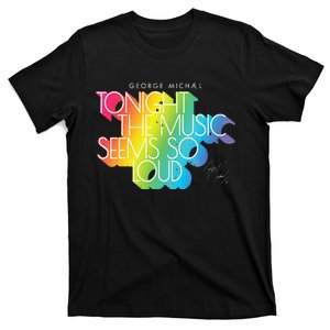 George Michael Tonight The Music Retro Rainbow T-Shirt