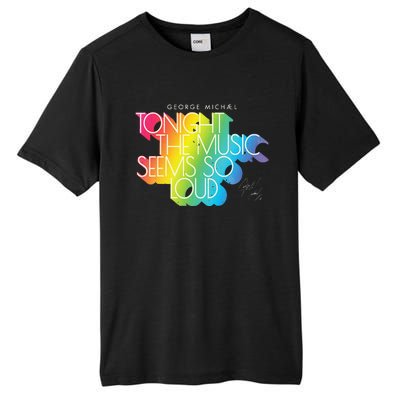 George Michael Tonight The Music Retro Rainbow Tall Fusion ChromaSoft Performance T-Shirt