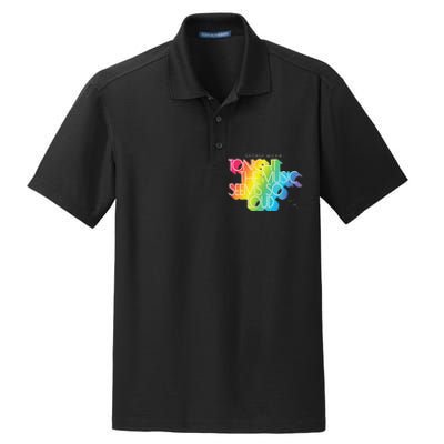 George Michael Tonight The Music Retro Rainbow Dry Zone Grid Polo