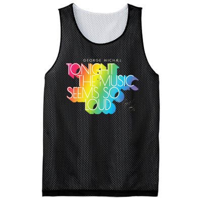 George Michael Tonight The Music Retro Rainbow Mesh Reversible Basketball Jersey Tank