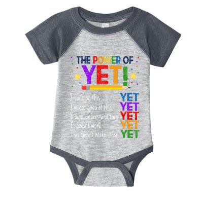 Growth Mindset Teacher Kindness Power Of Yet Inspirational Infant Baby Jersey Bodysuit