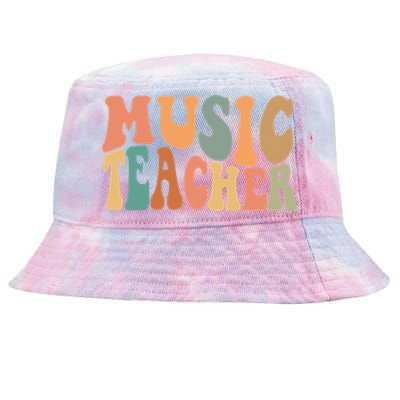 Groovy Music Teacher Cute Back to School Supplies  Tie-Dyed Bucket Hat