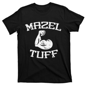 Gym Mazel Tuff Jew Workout Funny Fitness Hanukkah T-Shirt