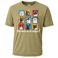 god made us all unique diversity variety feline christian Cooling Performance Crew T-Shirt