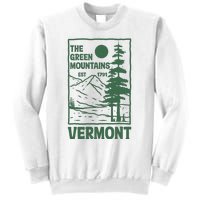 Green Mountains Vermont Family Vacation Hiking Vintage Sweatshirt