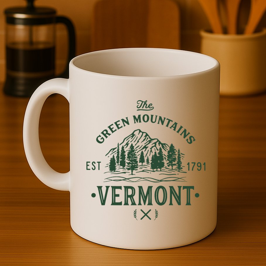 Green Mountains Vermont Vacation Mug