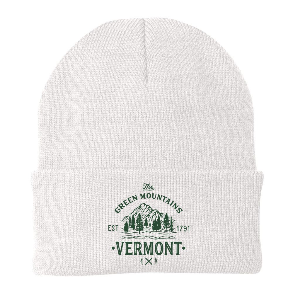 Green Mountains Vermont Vacation Beanie
