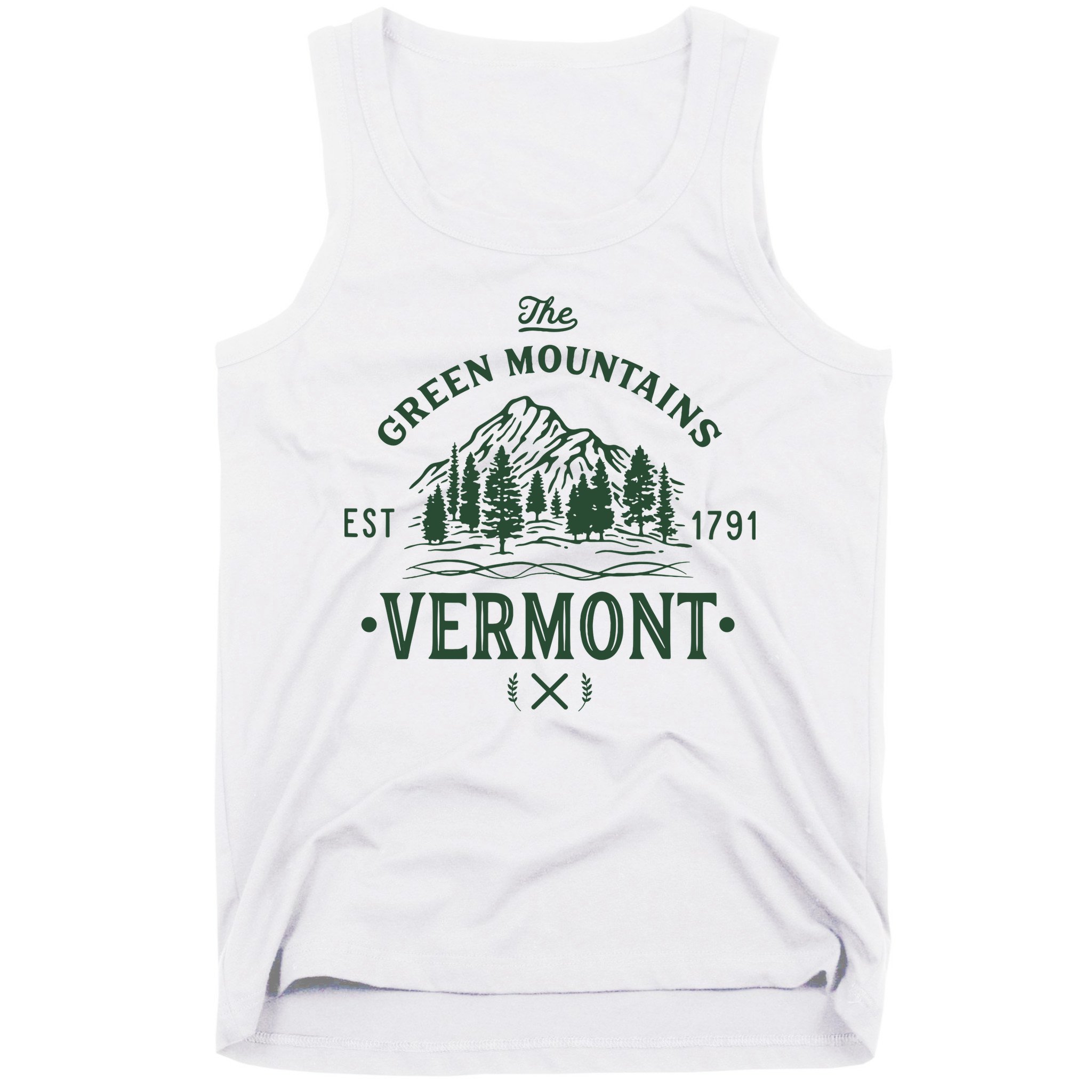Green Mountains Vermont Vacation Tank Top