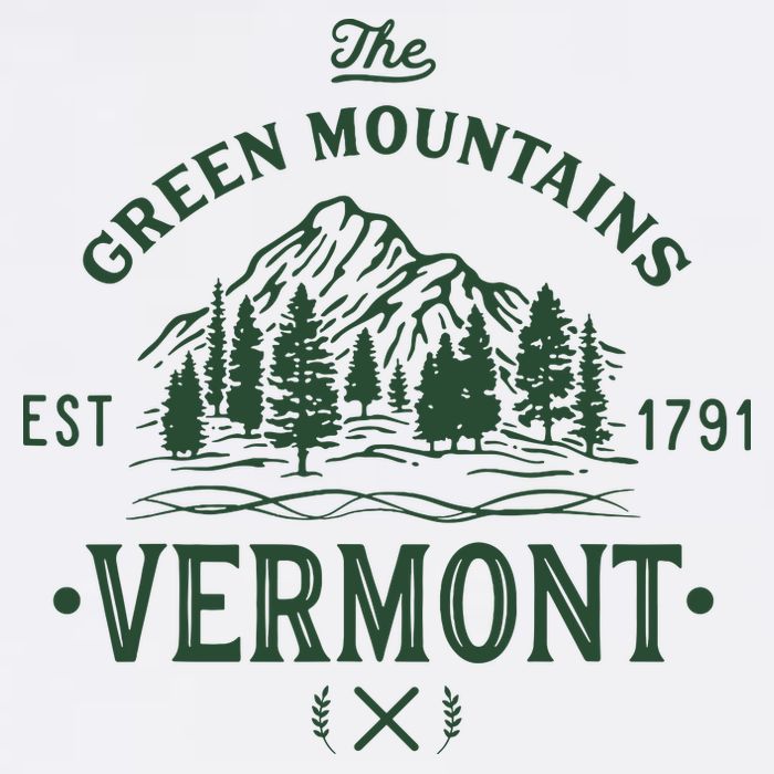 Green Mountains Vermont Vacation Visor