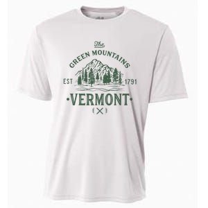 Green Mountains Vermont Vacation Cooling Performance Crew T-Shirt